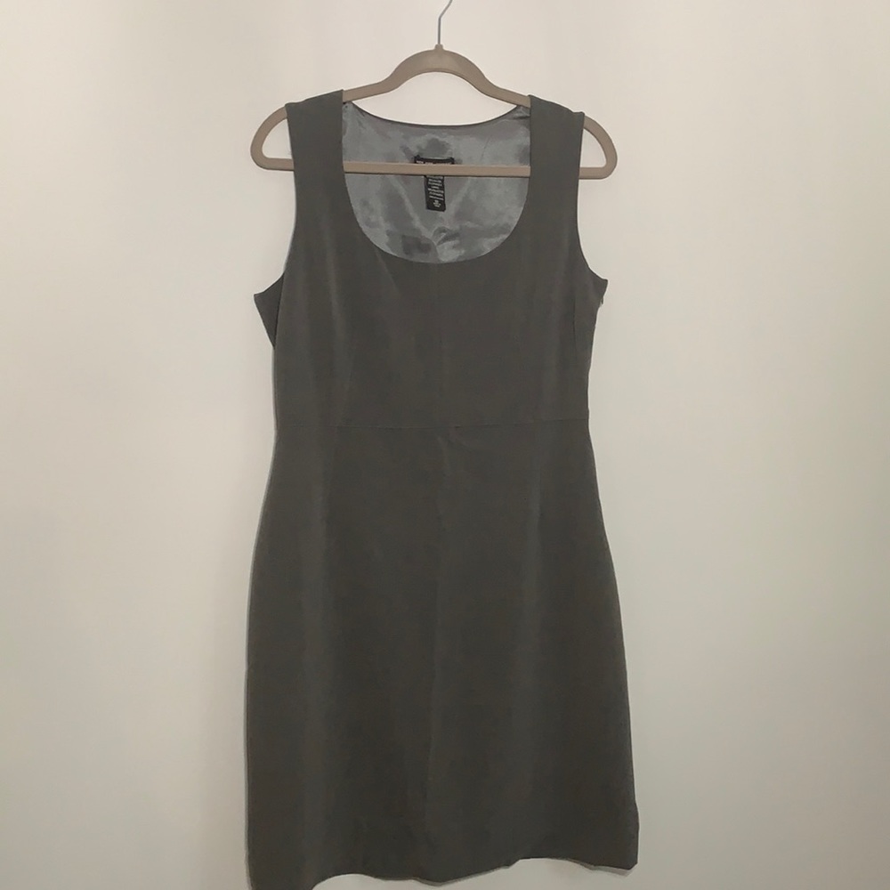 Gray Fitted Dress